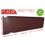 P7,62 8S dip  led kırmızı 16X64